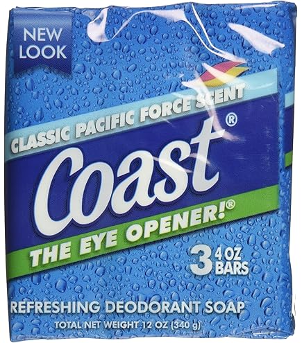 Amazon.com : Coast Fresh Deodorant Soap Bars, Eye-Opener Scent, 2