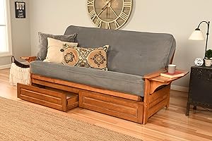 Kodiak Furniture Phoenix Futon Set, Full, Marmont Thunder