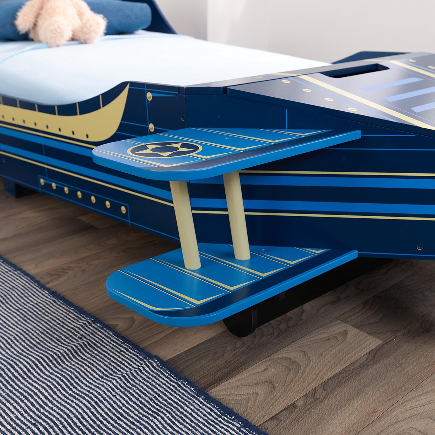 Kidkraft Airplane Toddler Bed Blue By Kidkraft Amazon De Spielzeug