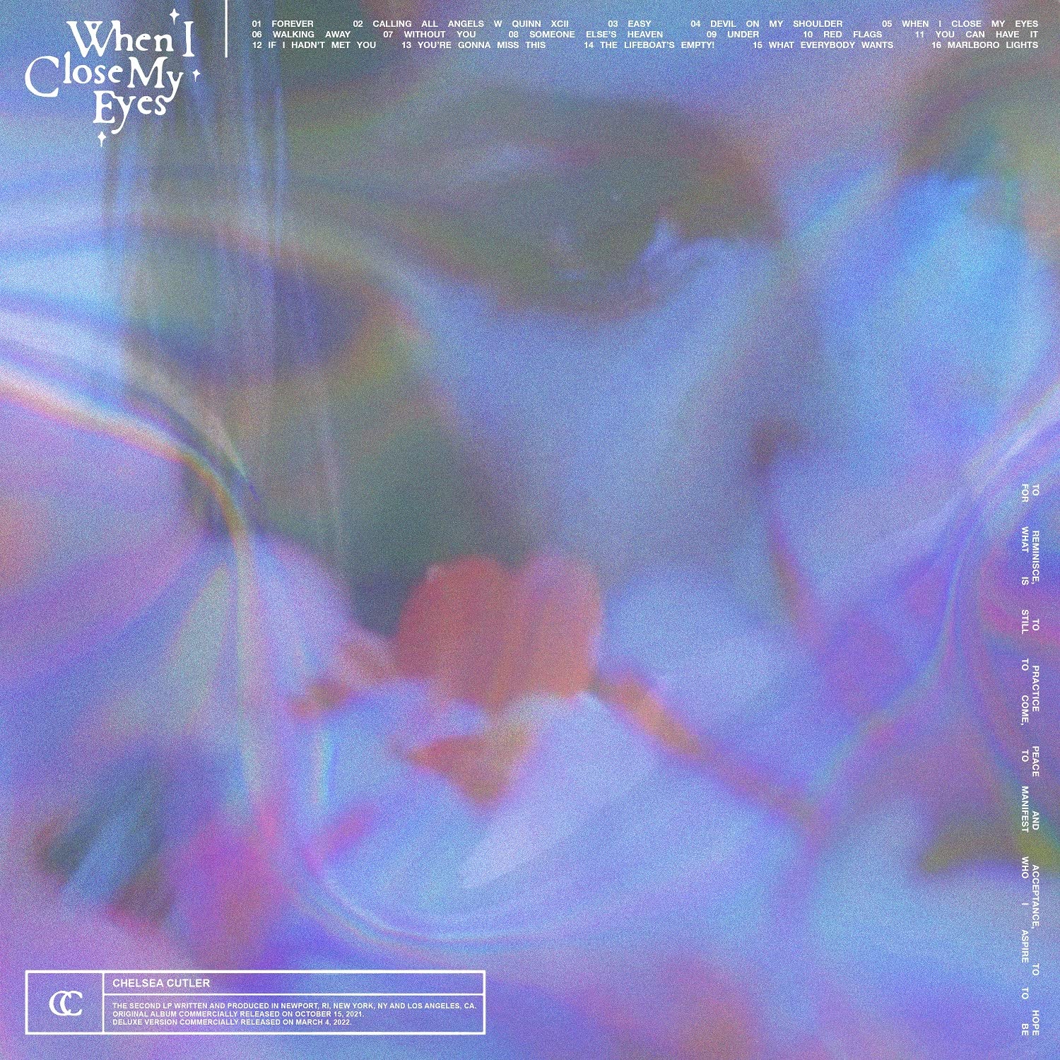 Photo 1 of When I Close My Eyes[Deluxe Clear 2 LP]