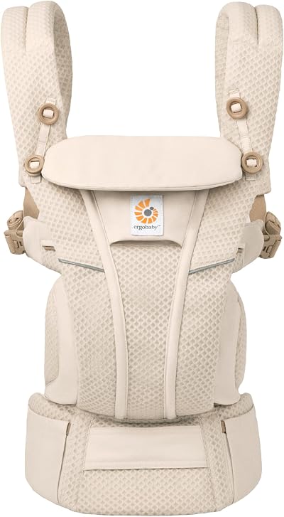 Ergobaby Omni Breeze Carrier Newborn to 20.4 kg 4 Positions Natural Beige