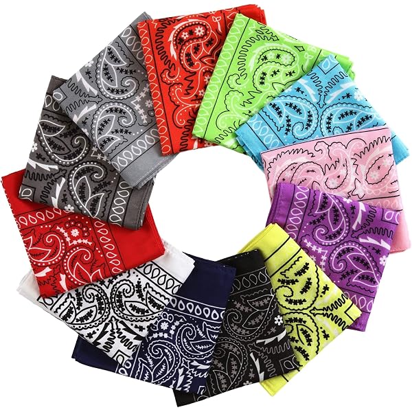 Bandana Mit Amerikanischer Flagge – 20x20 Zoll, Polyester, Für Outdoor & Style