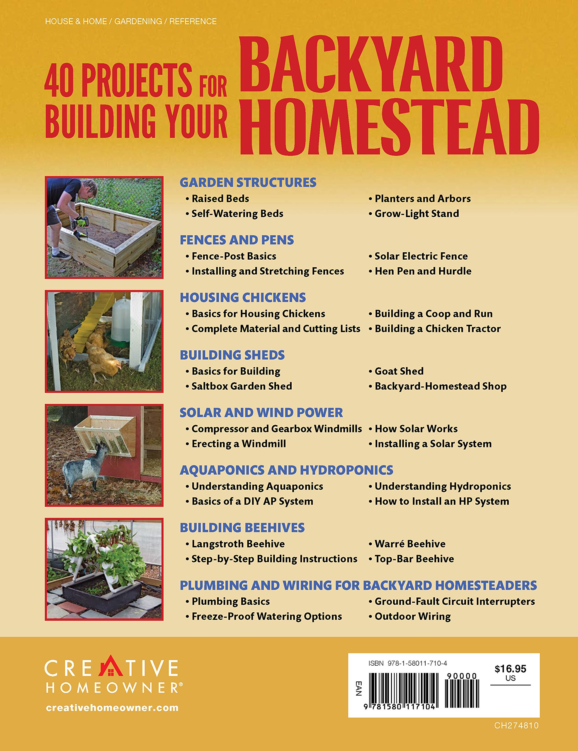 40 Projects For Building Your Backyard Homestead A Hands On Step