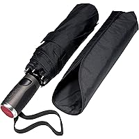 LifeTek Windproof Travel Umbrella - Compact, Automatic, Wind Resistant, Strong and Portable - Small Folding Backpack…