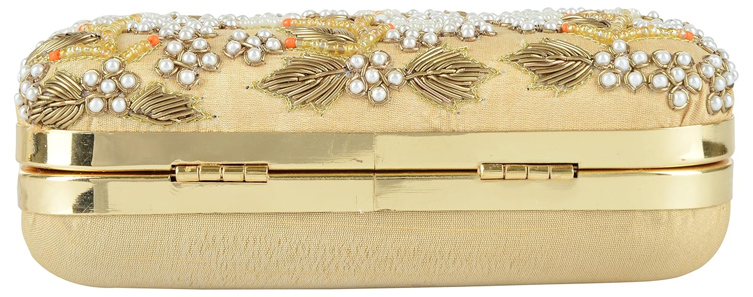 tooba women's pearl tree box clutch
