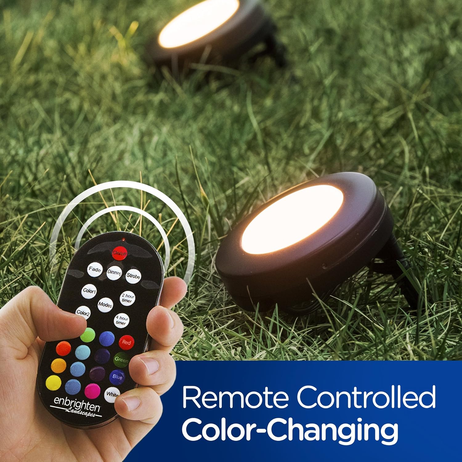 Enbrighten 41015 Seasons LED Landscape Lights (80ft.), Selectable White