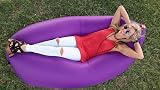Fatboy USA Lamzac Original Inflatable Lounge Chair, Red - Portable Comfort view 9