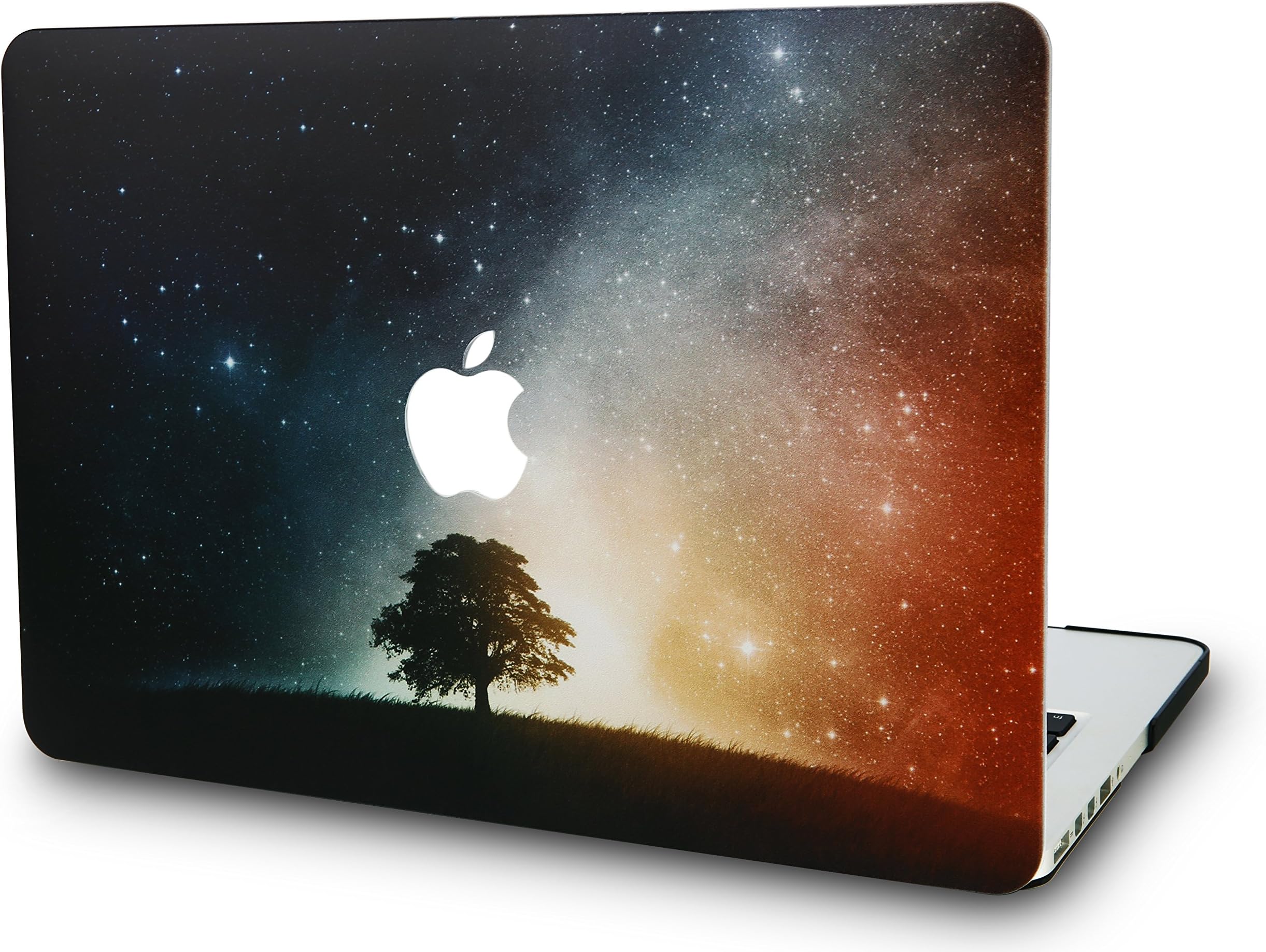 KECC MacBook Air 13" Retina Case (2020/2019/2018, Touch ID) Plastic Hard Shell Cover A2179/A1932 (Lonely Tree)