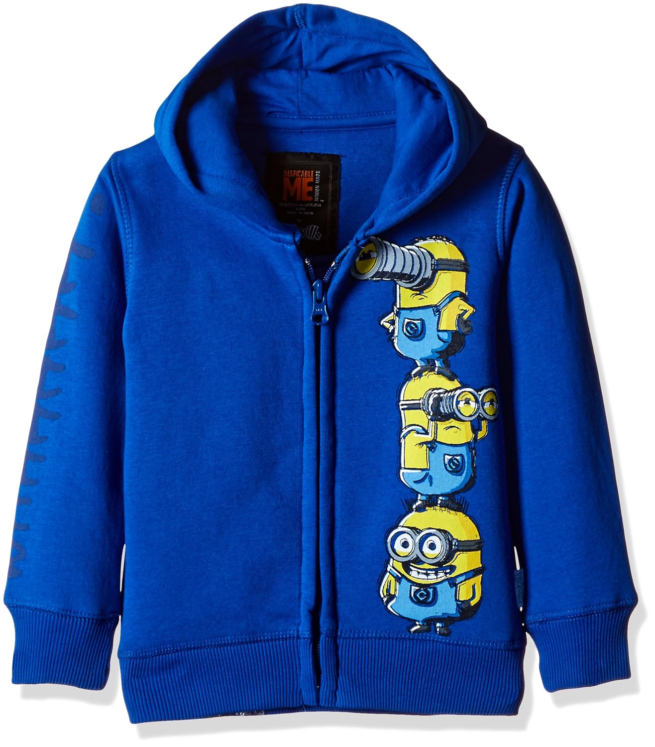 Buy Minions Boys' Hoodie (MI1EBT2712_Azure Blue_3/4) at Amazon.in