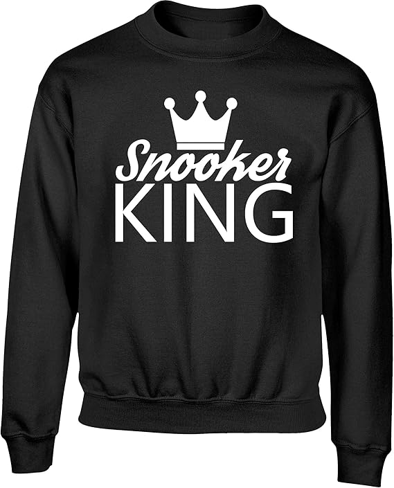 Hippowarehouse Snooker King Kids Unisex Jumper Sweatshirt Pullover Amazon.co.uk Clothing