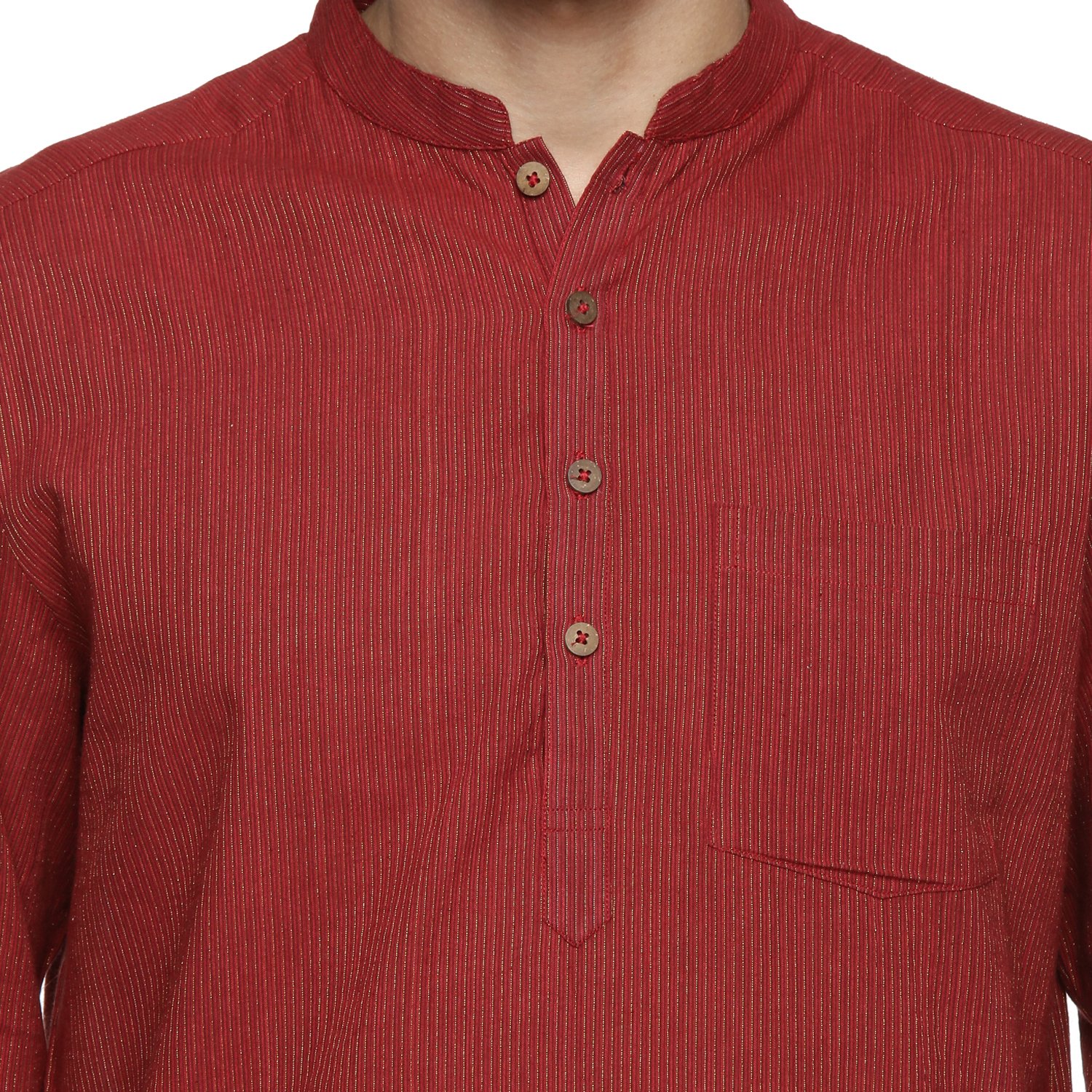indus route by pantaloons boy's cotton straight kurta