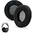 Brainwavz Round Velour Memory Foam Earpads - Suitable Many Large Headphones - SteelSeries, HD668B, ATH, AKG K553, HifiMan, ATH, Philips, Fostex, Sony Ear Pad & More