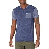 Buffalo David Bitton Men's Short Sleeve Split Neck Henley