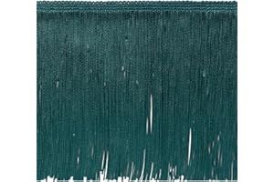 Trims by the Yard 6" Chainette Fringe Trim | Teal | (5 Yard Cut)