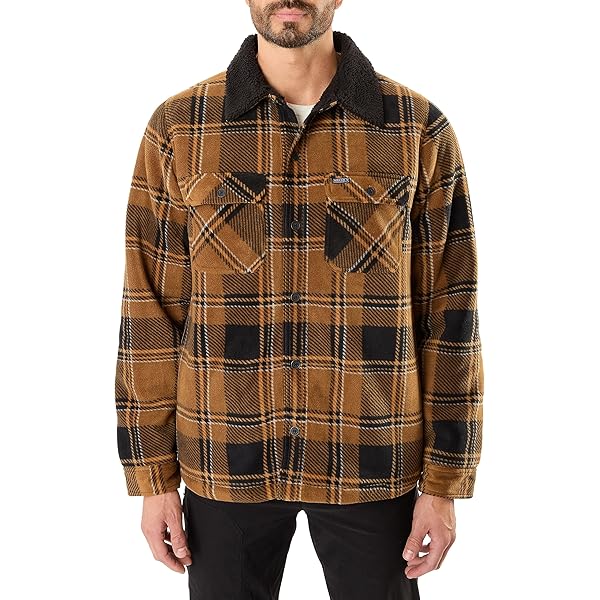 Volcom Men's Bowered Long Sleeve Lined Polar Fleece Coaches