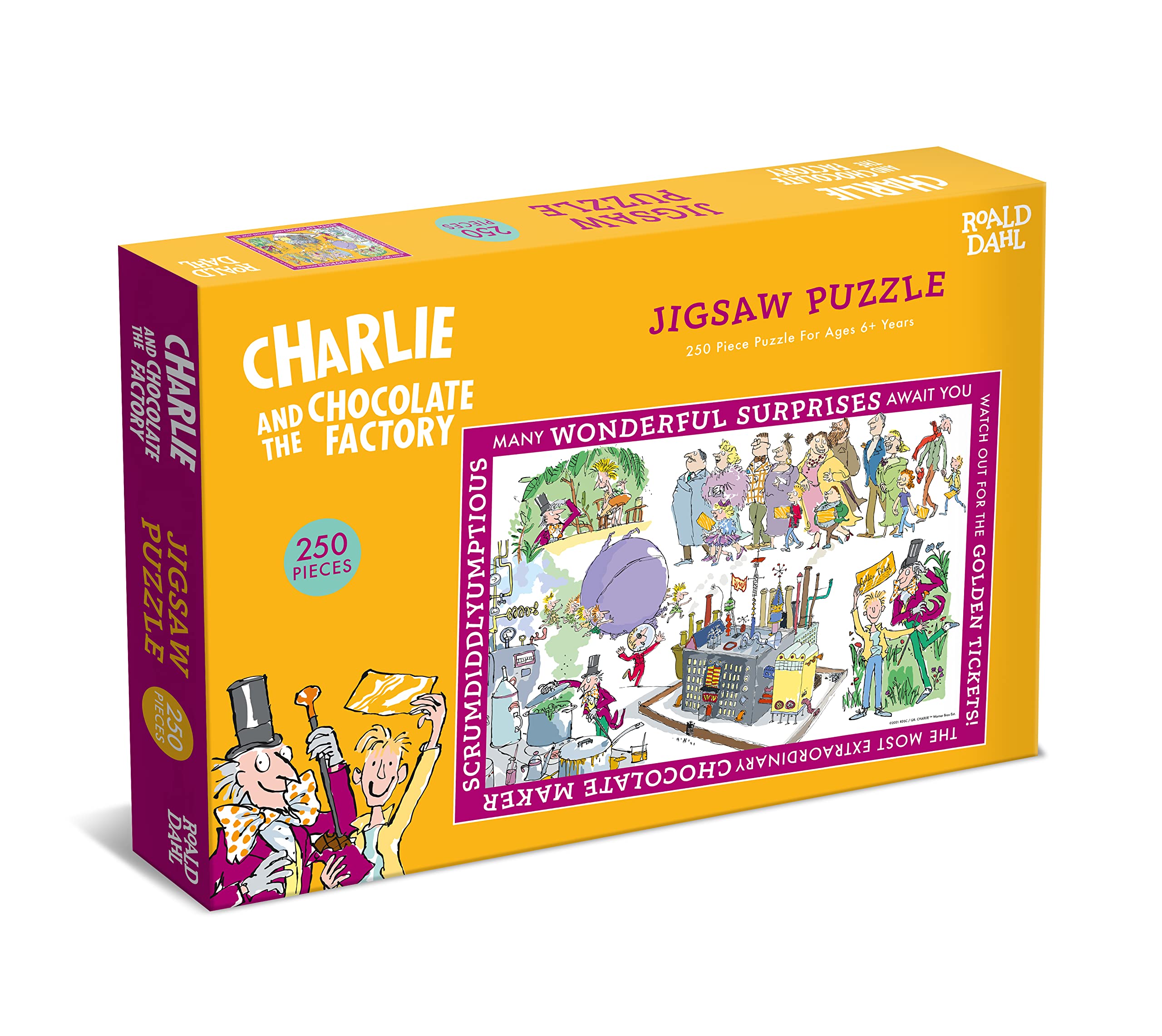 Charlie and the Chocolate factory 250 piece Jigsaw Puzzle, 33cm x 23cm