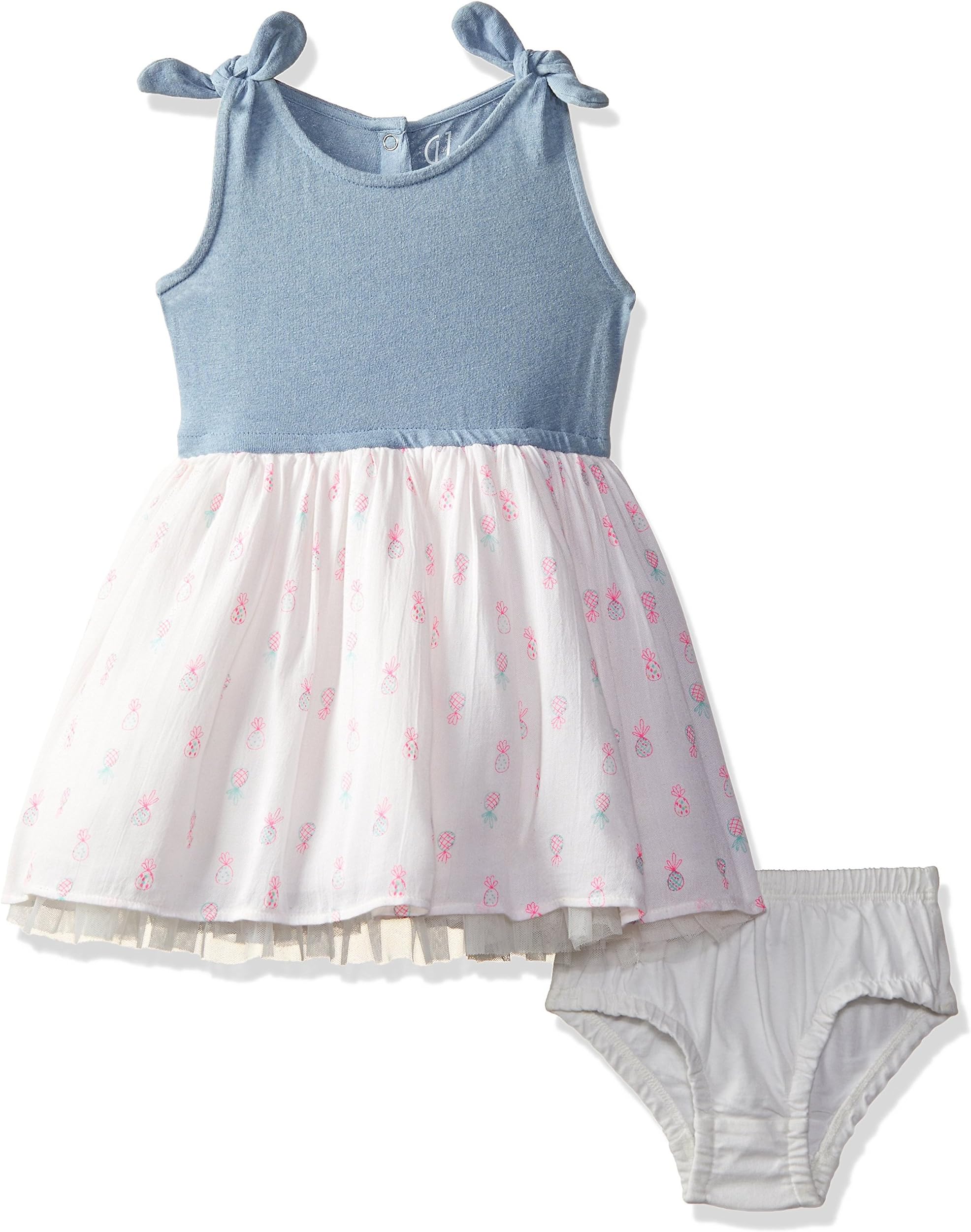 GJ Baby Girls'A-Line Knee-Long Dress