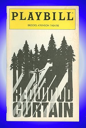 Redwood Curtain Opening Night Broadway Playbill Jeff Daniels