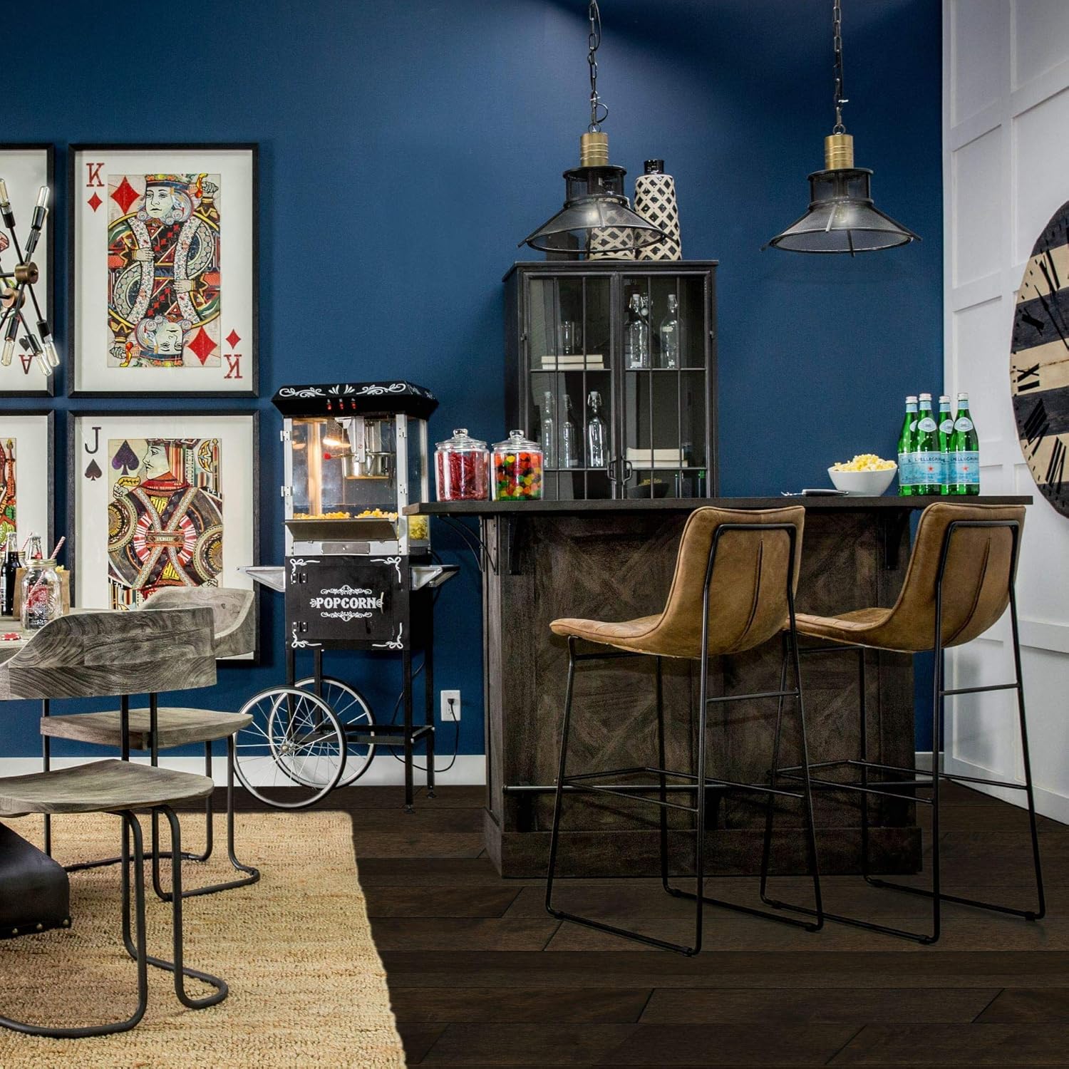 Amazoncom Mercana Metal Cabinet With Brown Finish 67692