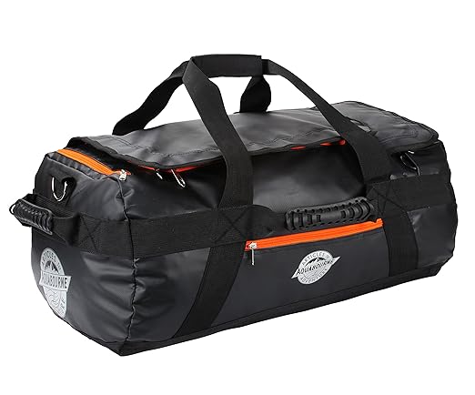 title=Aquabourne Tasman Borsone / Sacca da Viaggio 44 Litri 55x35x25cm (Nero)