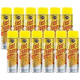 HI-TECH Fast & Foamy Professional Strength Carpet Cleaner – Upholstery & Fabric Cleaner with VFC Optical Brighteners, Quick-Drying, Fresh Scent – 18 oz. Aerosol Cans (Pack of 12)