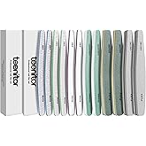 Teenitor 12pcs Nail Files and Buffers, Nail File Nail Buffer Block for Women, Emery Boards for Nails Nail Buffer and Shine Ki