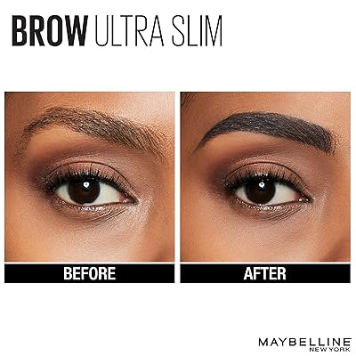 Buy Maybelline New York Brow Ultra Slim Defining Eyebrow Pencil 262 Black Brown 0 003 Ounce Online In Hong Kong B07pdmzb45