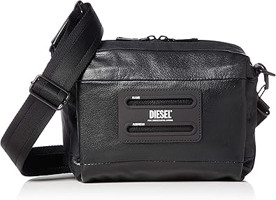 Amazon ディーゼル Diesel メンズ スモールクロスボディバッグ Xp3177 Uni ブラック T8013 Diesel ディーゼル ショルダーバッグ
