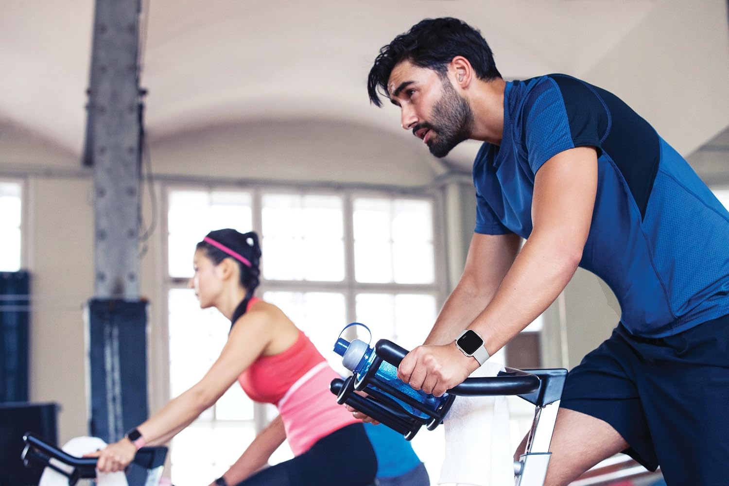 fitbit stationary bike versa