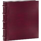 Pioneer Photo Albums CLB-257/BG 200-Pocket European Bonded Leather Photo Album for 5 by 7-Inch Prints, Burgundy