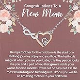 MYOSPARK New Mom Necklace for Pregnant Women - Mama To Be Jewelry Gift