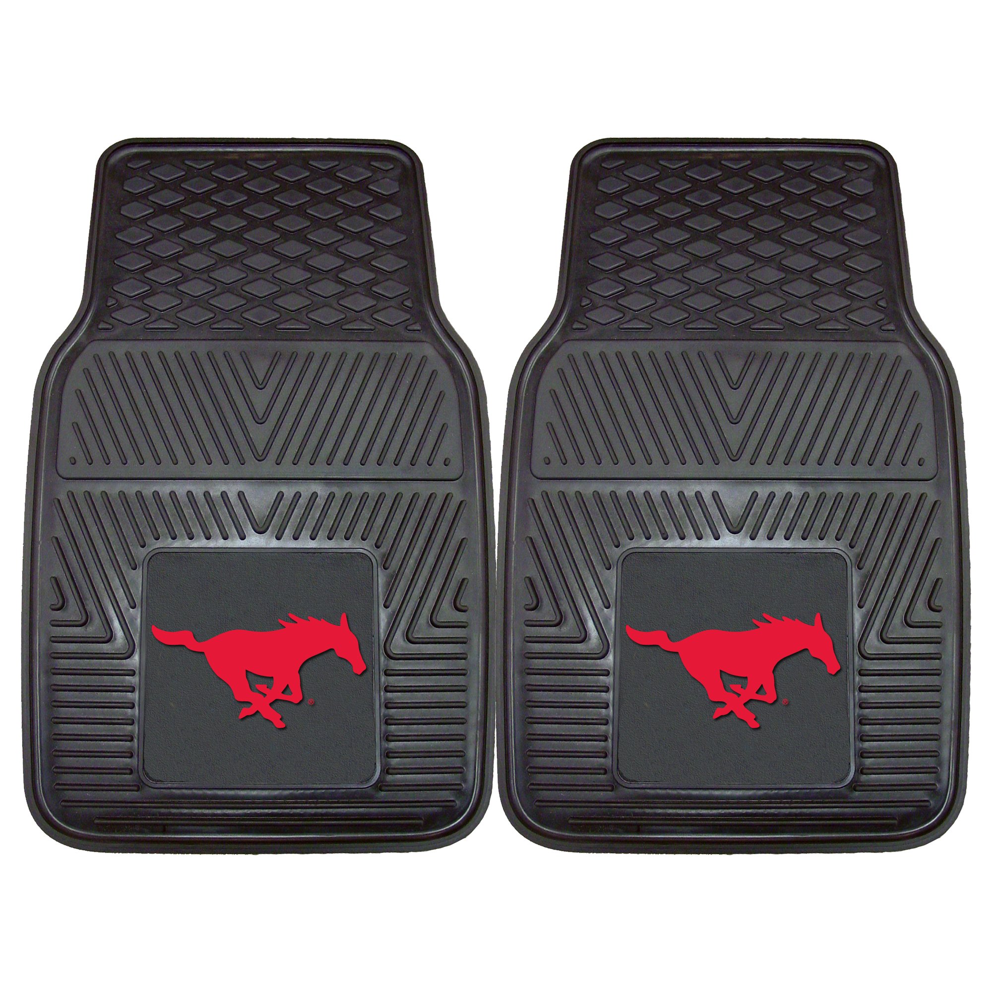 FANMATS 13010 SMU Mustangs 2-Piece Heavy Duty Vinyl
