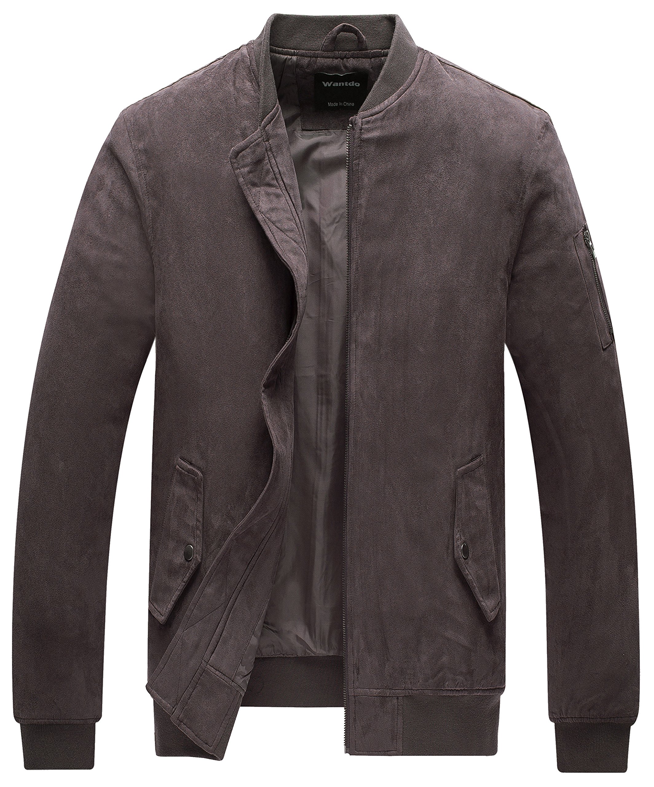 Download Wantdo Quilted Bomber Jacket Padded Warm Windproof Zip ...