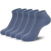 SERISIMPLE Ultra-Thin Comfort Viscose Bamboo Mesh Ankle Socks for Women -Breathable Lightweight Low-Cut Socks 5 Pairs