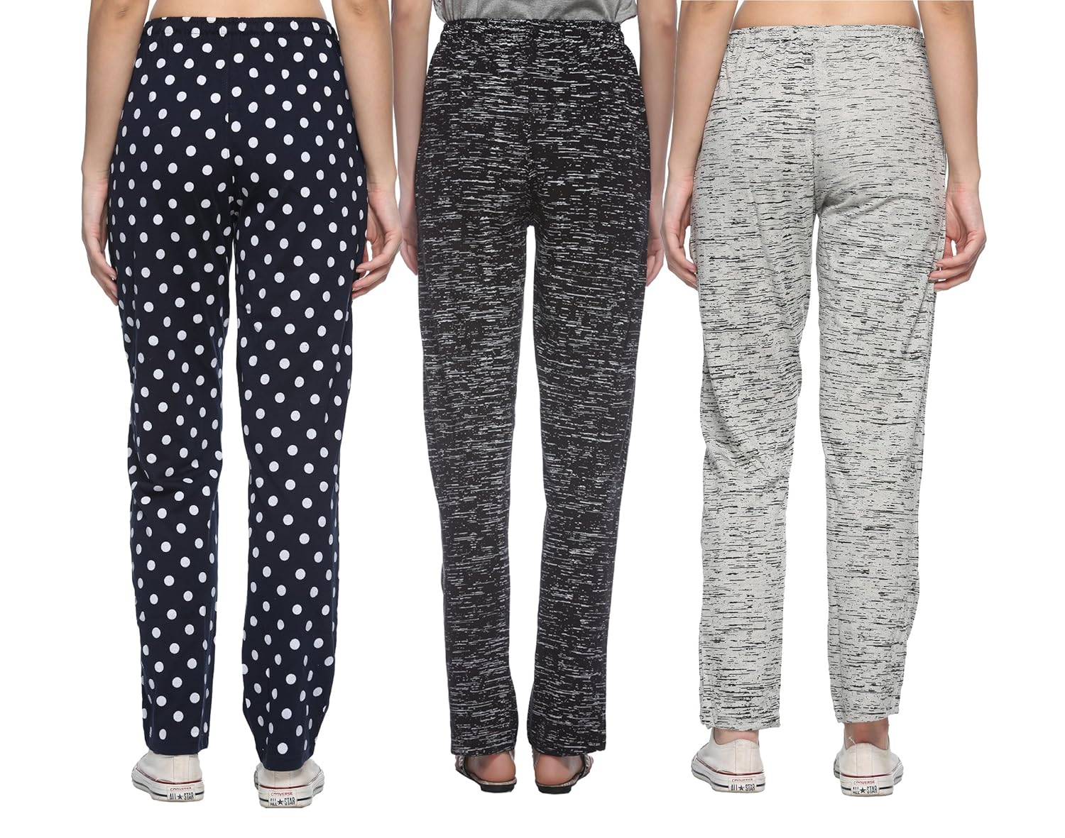 shaun women's cotton track pants (pack of 3)