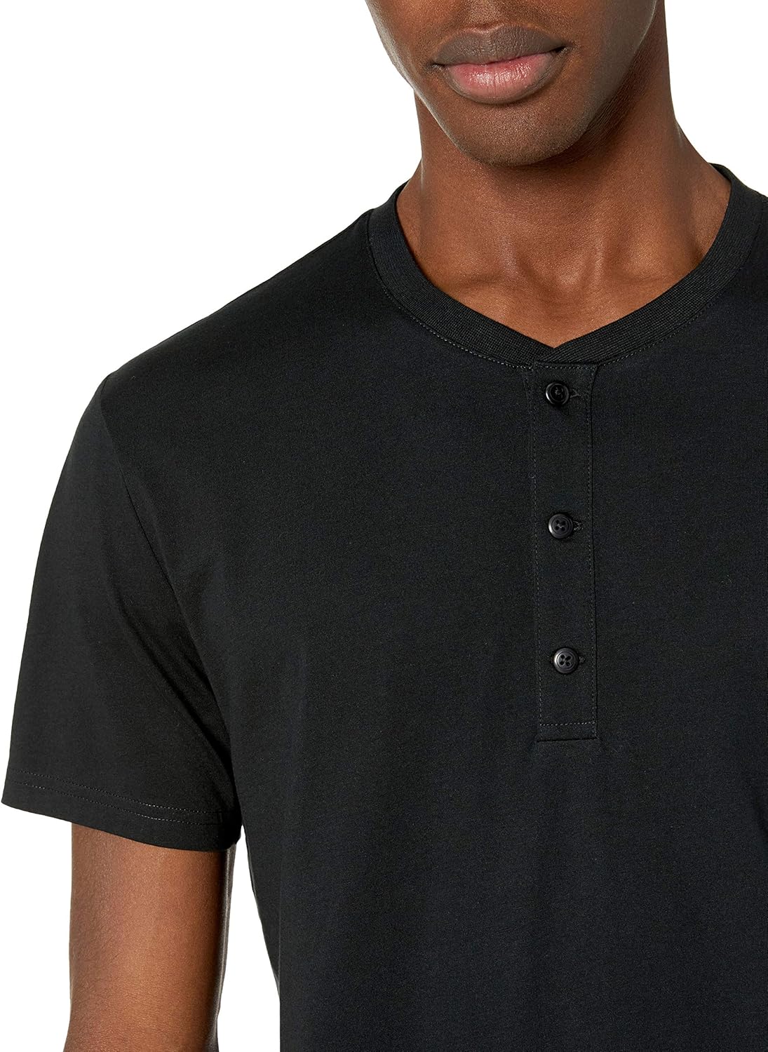  Brand - Goodthreads Men's Cotton Short-Sleeve Henley: Clothing