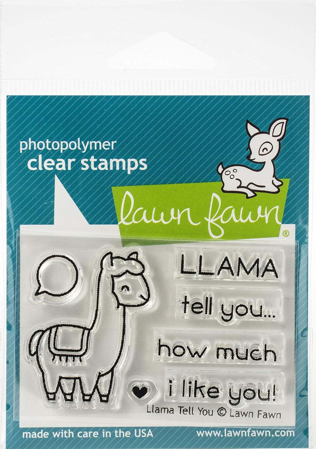 Lawn Fawn Clear Stamps Llama Tell You