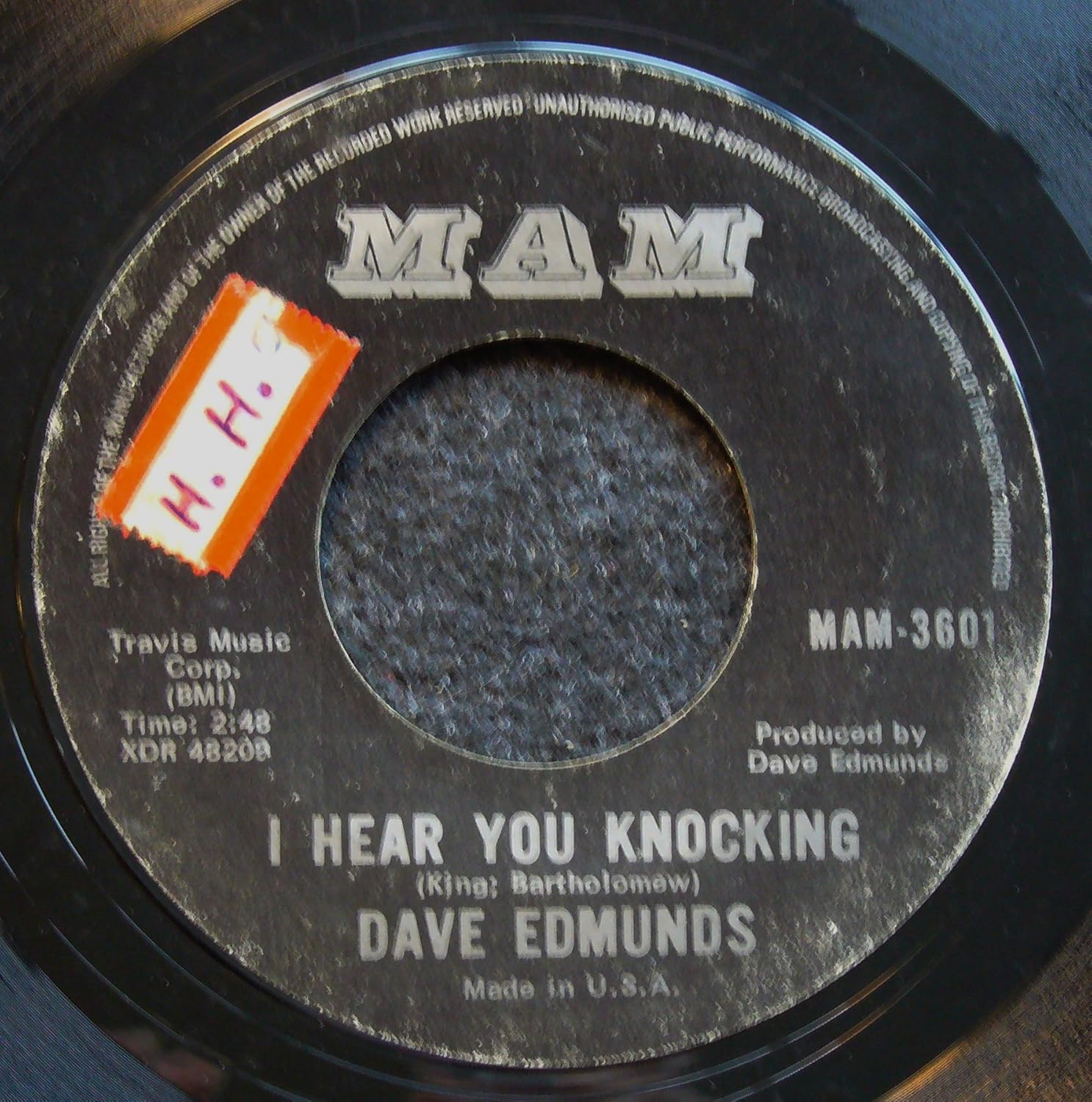 Dave Edmunds I Hear You Knocking / Black Bill Music Dave Edmunds I Hear You Knocking / Black Bill Music