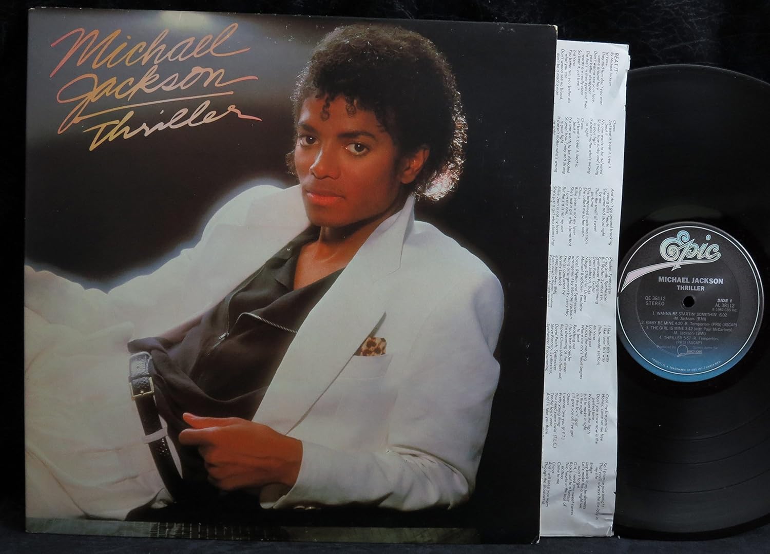 Thriller Usa 1st Pressing Vinyl Lp Amazon Com Music