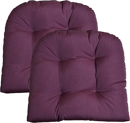 Amazon Com Rsh Decor Sunbrella Canvas Iris Purple 2 Piece Wicker