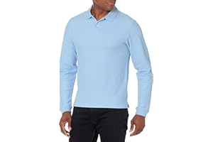 IZOD Uniform Young Men's Long Sleeve Pique Polo