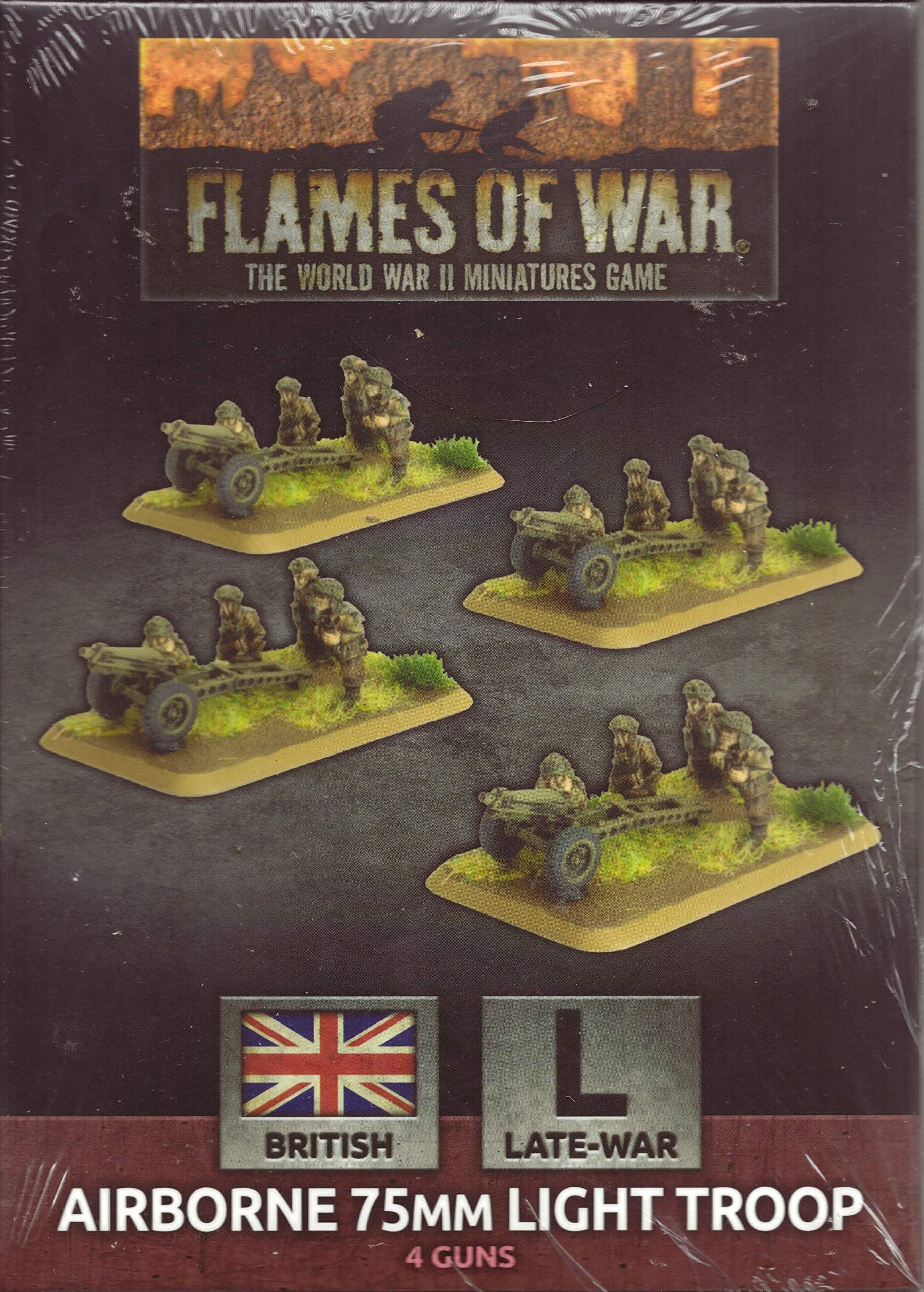 Flames of War Airborne 75mm Light Troop (Plastic)