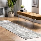nuLOOM Deedra Grey Abstract Power Loomed Runner Rug, 2' x 9'