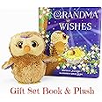 Grandma Wishes Padded Board Book And Owl Plush Gift Set
