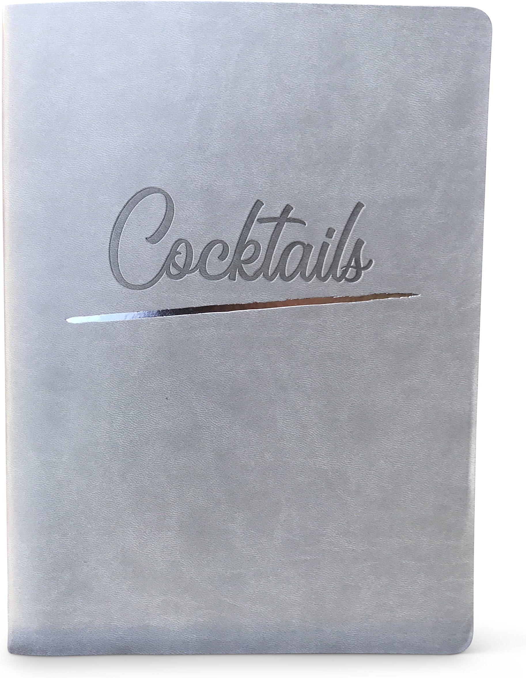 Cocktail Journal with Blank Pages - Create Your Own Custom Mixed Drink Recipe Book or Drink Notebook and Record the Best Craft Cocktails