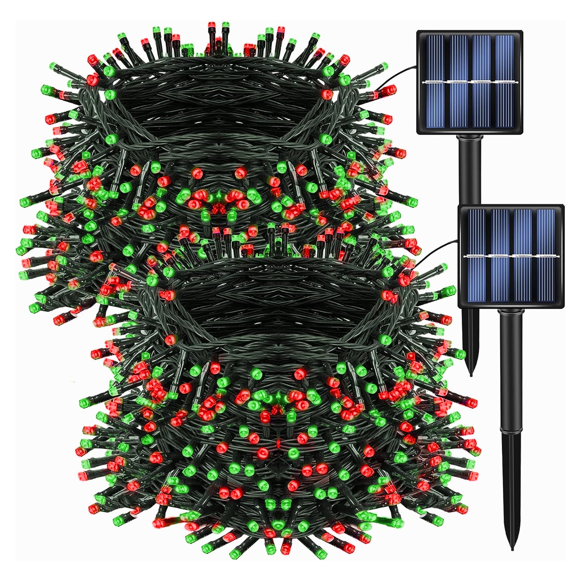Dazzle Bright 2 Pack Total 132FT 400LED Red and