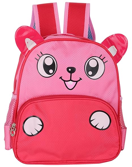 Shopigator School Bag For Kids Children Bear Children Bag Picnic Bag Nursery School Bag Pink 10 X 3 X 12 Amazon In Bags Wallets Luggage