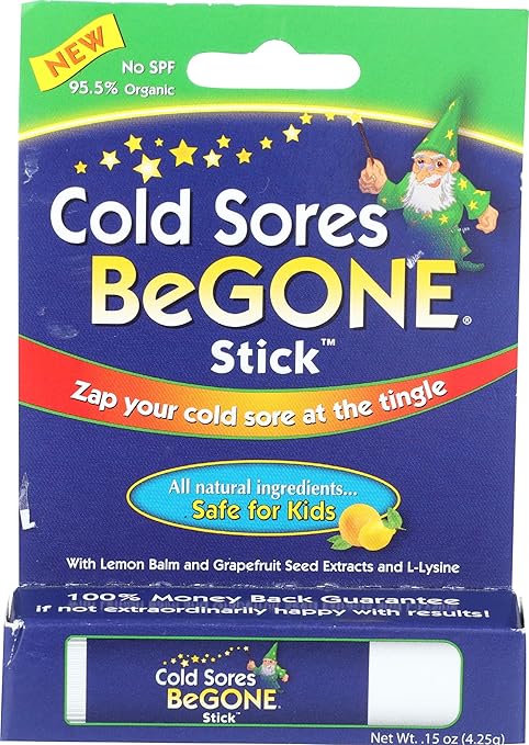 Amazon Com Cold Sores Begone Cold Sore Treatment 1 Stick 0 15 Ounce Cold Sore And Fever Blister Treatments Beauty