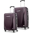 Samsonite Winfield 3 DLX Hardside Expandable Luggage with Spinners, Plum Ombre, 2PC Set (CO/MED)
