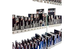 8Gnituhs 50 PCS 9.8" * 4.7" Adjustable Shelf Divider for Closet, White Purse Organizers for Closet PVC Handbag Separators Storage Organizer Bookshelf Separator Dividers in Bedroom, Office